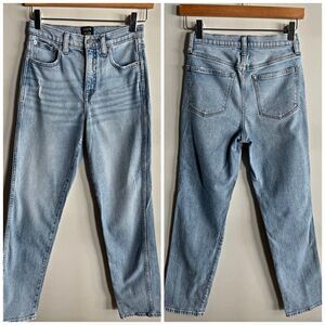 J.Crew High Rise Classic Vintage Straight Jeans Light Wash Size 24